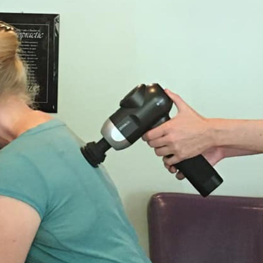 Massage gun at PCM Linden Hills